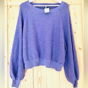 NEW! (With tags!) FREE PEOPLE Found My Friend Pullover in Moonberry